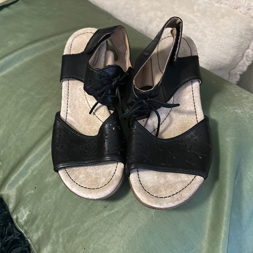 Dansko black sandal